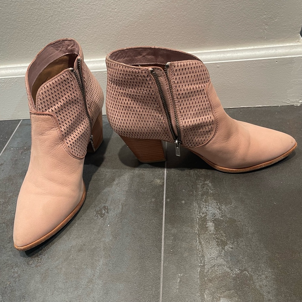 Frye Pink Booties